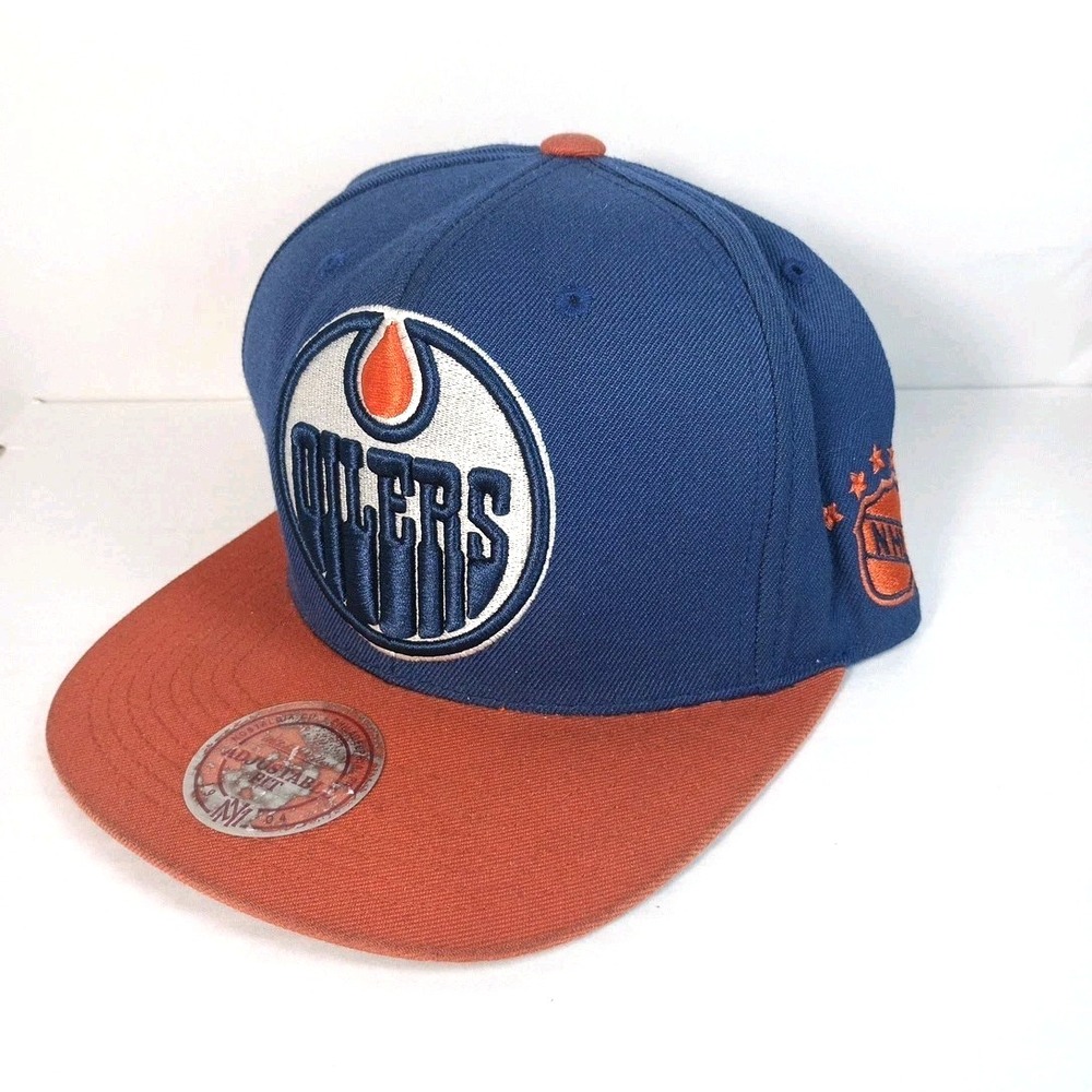 2013 Edmonton Oilers Mitchell & Ness Core Team Ground 2.0 Snapback Adult Hat